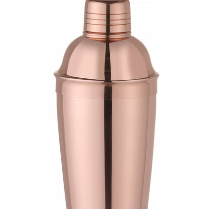 Cobbler shaker 3-part, Bar up, Copper, ø85x(H)240mm