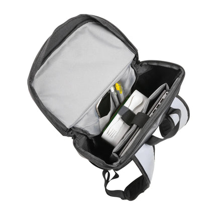 PU high visibility easy access 15.6" laptop backpack - hospitality