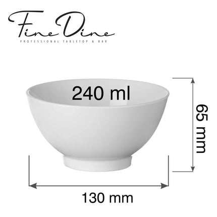 Pure Bianco bowl 240ml, 130mm - hospitality