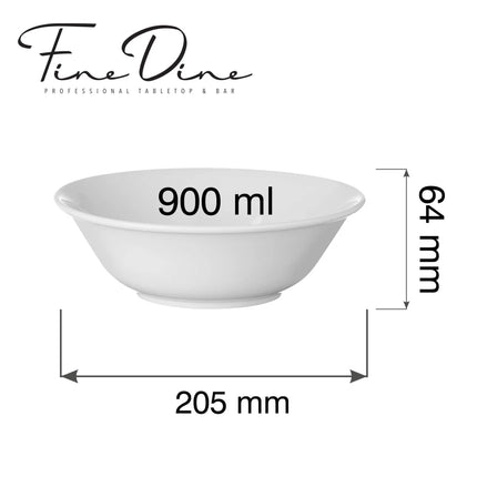 Pure Bianco buffet bowl 900 ml, 210mm - hospitality