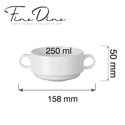 Pure Bianco consommé cup, 250ml - hospitality