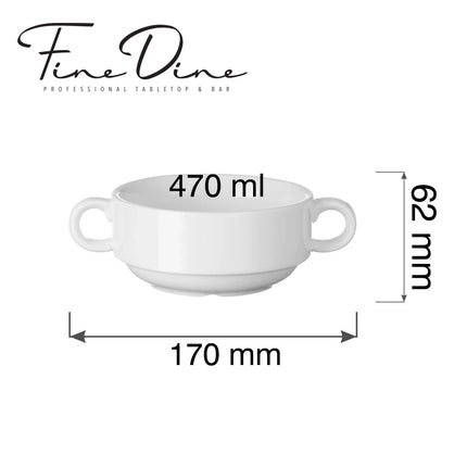 Pure Bianco consommé cup, 470ml - hospitality