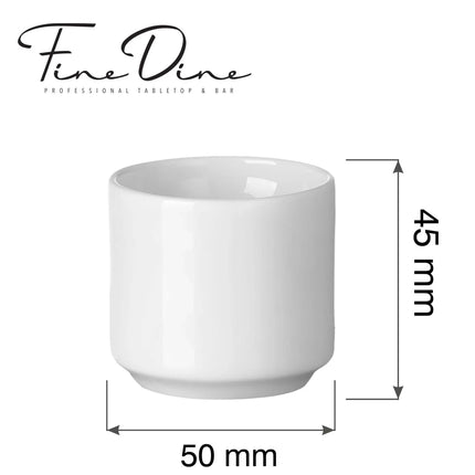 Pure Bianco egg cup, 50x(h)45mm - hospitality