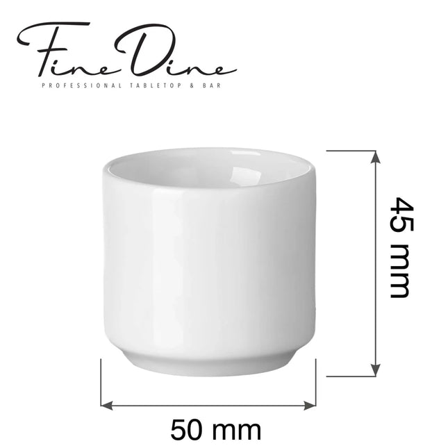 Pure Bianco egg cup, 50x(h)45mm - hospitality