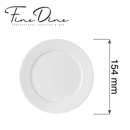 Pure Bianco flat plate, 150mm - hospitality