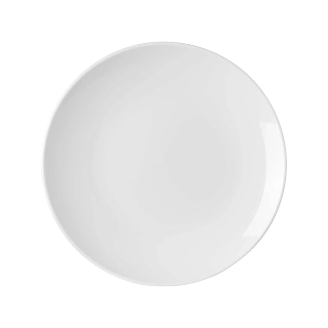 Pure Bianco flat plate without rim, 180mm - hospitality