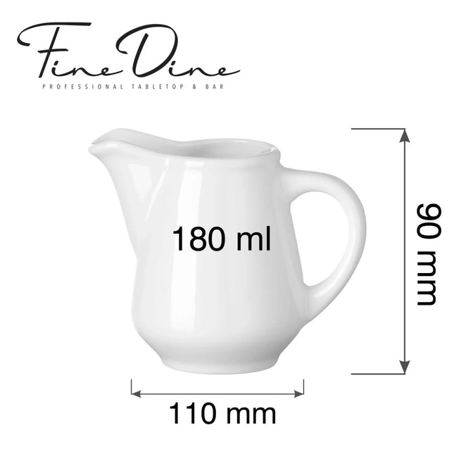 Pure Bianco milk jug, 180ml - hospitality