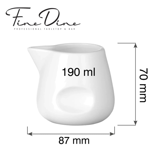 Pure Bianco milk/sauce jug, 190 ml - hospitality