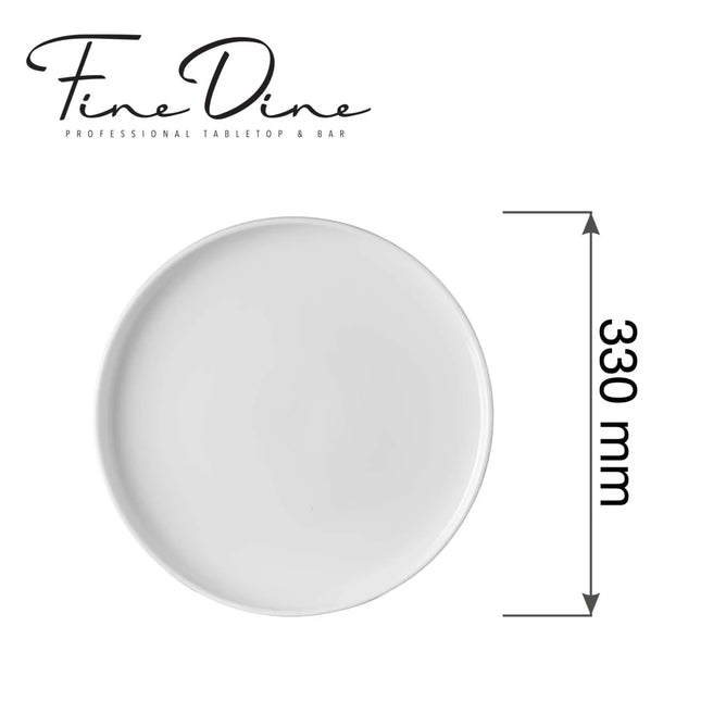 Pure Bianco pizza plate, 330mm - hospitality
