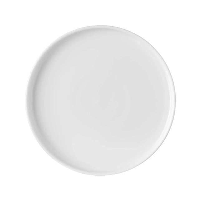 Pure Bianco plate with high rim, 300mm - hospitality