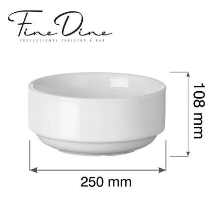 Pure Bianco stackable bowl, 250ml - hospitality