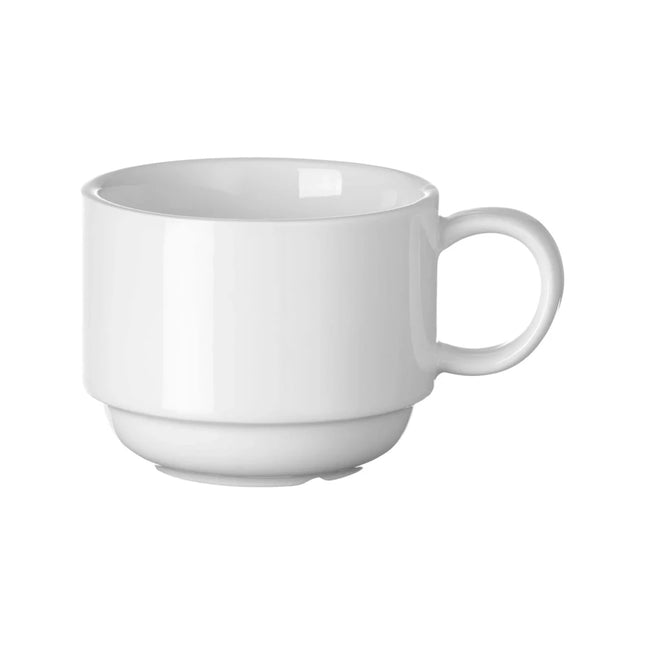 Pure Bianco stackable cappuccino cup, 250ml - hospitality