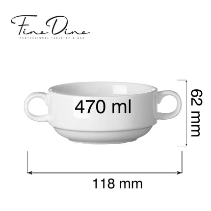 Pure Crema Crema Consommé Cup, 470ml - hospitality