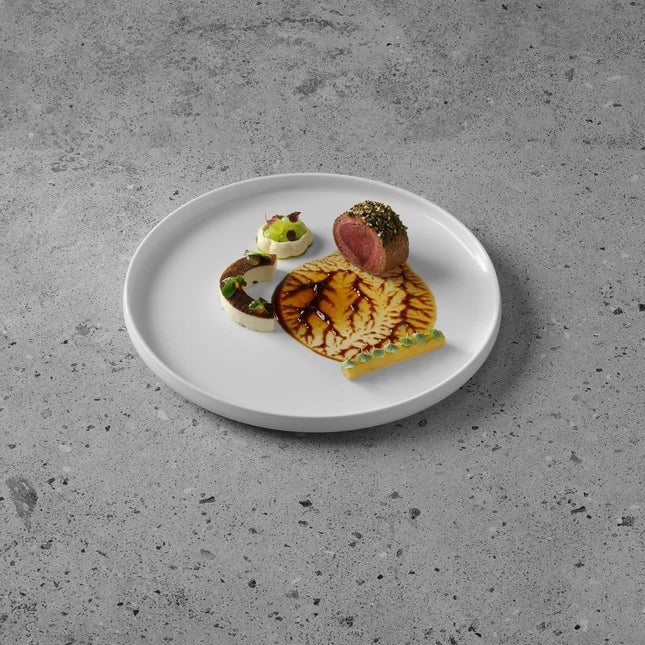 Pure flat plate without rim, 180mm - hospitality
