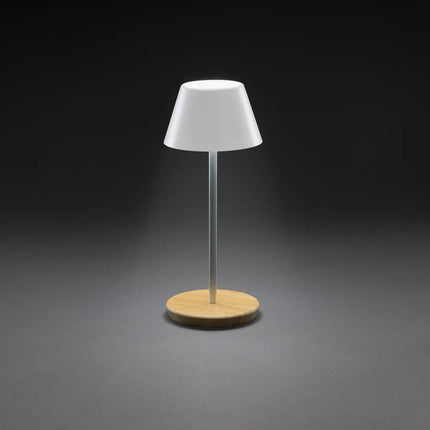 Pure Glow RCS usb-rechargeable recycled plastic table lamp - hospitality