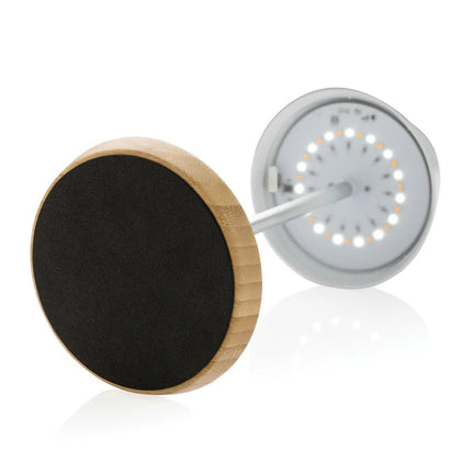 Pure Glow RCS usb-rechargeable recycled plastic table lamp - hospitality