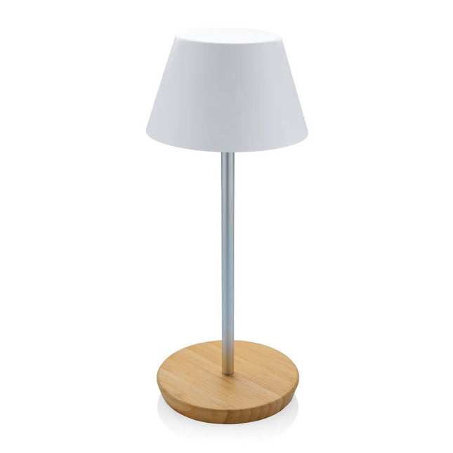 Pure Glow RCS usb-rechargeable recycled plastic table lamp - hospitality