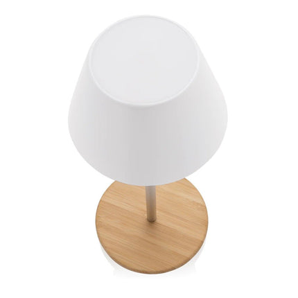 Pure Glow RCS usb-rechargeable recycled plastic table lamp - hospitality