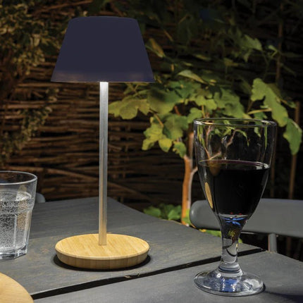 Pure Glow RCS usb-rechargeable recycled plastic table lamp - hospitality