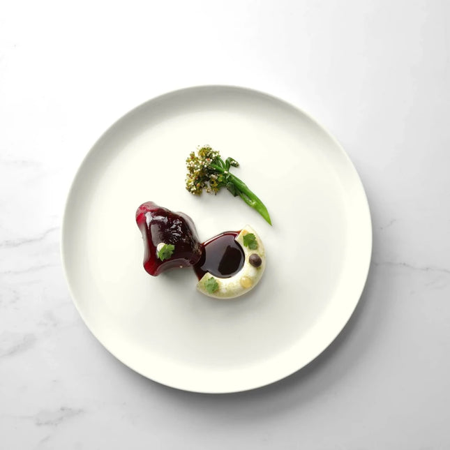 Pure plate with high rim, 300mm - hospitality