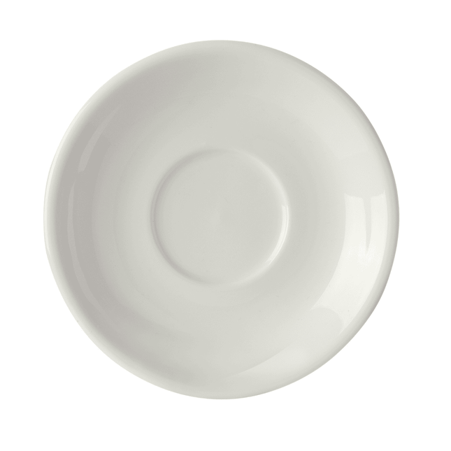 Pure stackable cappuccino cup saucer, 160mm - hospitality