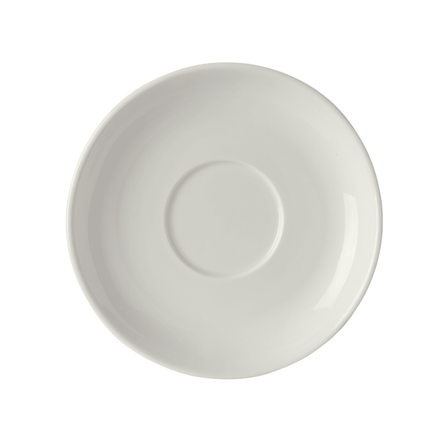 Pure stackable espresso cup saucer, 120mm - hospitality