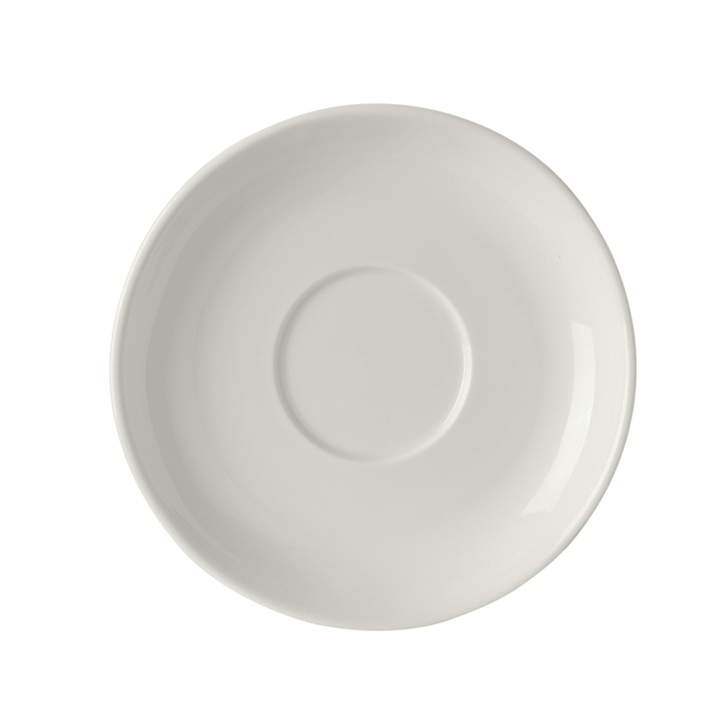 Pure stackable espresso cup saucer, 120mm - hospitality
