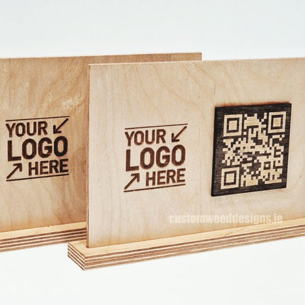 QR Display Stands A5 (Natural) 10-1000 - hospitality