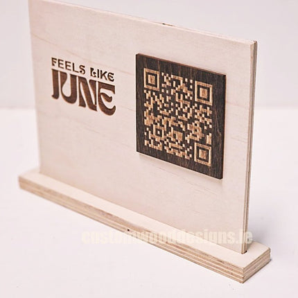 QR Display Stands A5 (Natural) 10-1000 - hospitality
