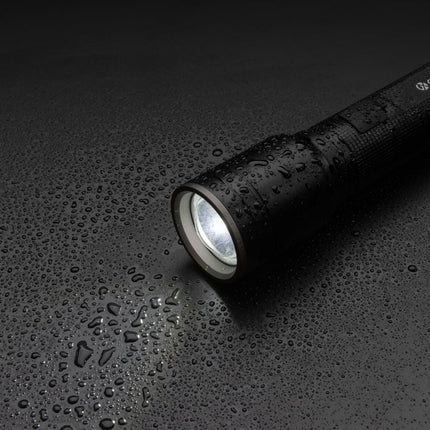 RCS recycled aluminum USB-rechargeable heavy duty torch - hospitality