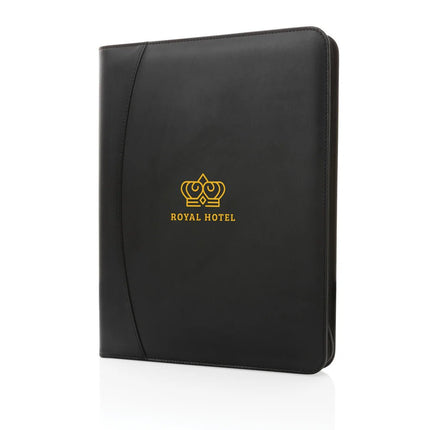RCS rPU deluxe tech portfolio with zipper - hospitality