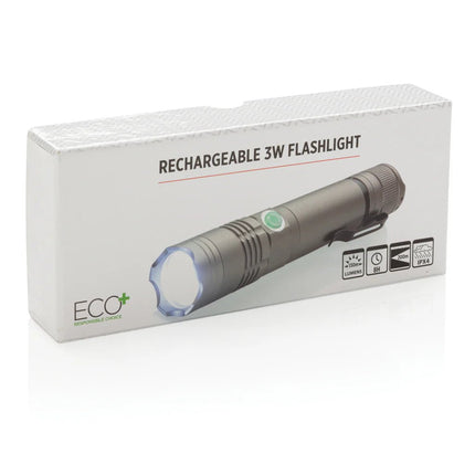 Rechargeable 3W flashlight - hospitality