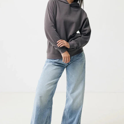 Recycled cotton hoodie with sidepockets - hospitality