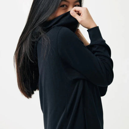 Recycled cotton hoodie with sidepockets - hospitality