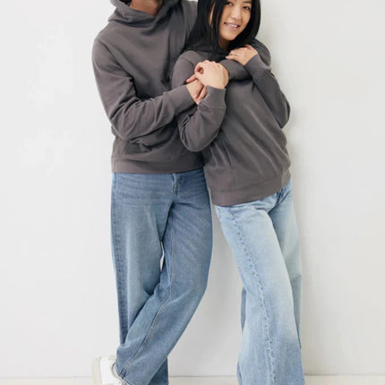 Recycled cotton hoodie with sidepockets - hospitality