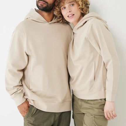 Recycled cotton hoodie with sidepockets - hospitality