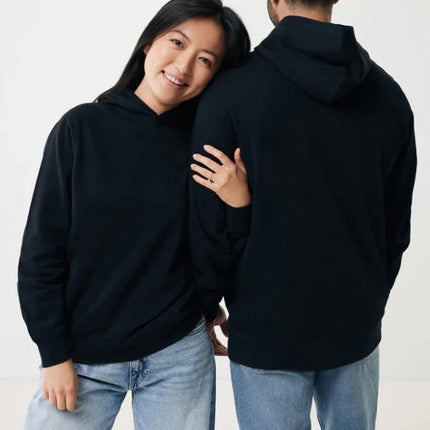 Recycled cotton hoodie with sidepockets - hospitality