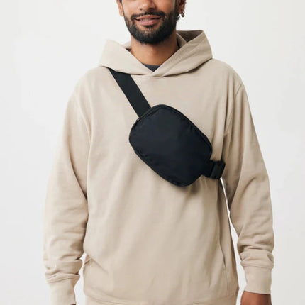 Recycled cotton hoodie with sidepockets - hospitality
