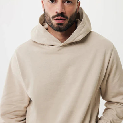 Recycled cotton hoodie with sidepockets - hospitality