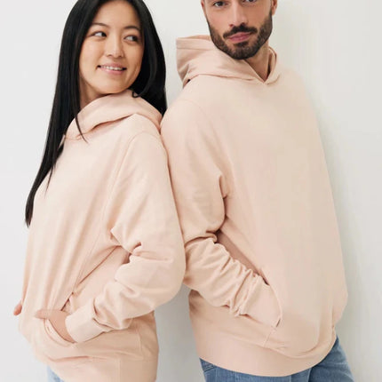 Recycled cotton hoodie with sidepockets - hospitality