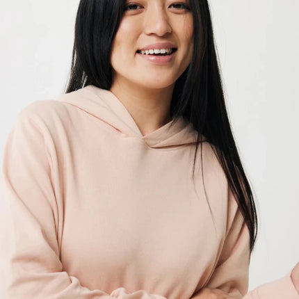 Recycled cotton hoodie with sidepockets - hospitality