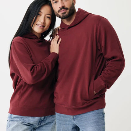 Recycled cotton hoodie with sidepockets - hospitality