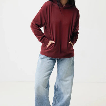 Recycled cotton hoodie with sidepockets - hospitality