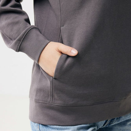 Recycled cotton hoodie with sidepockets - hospitality