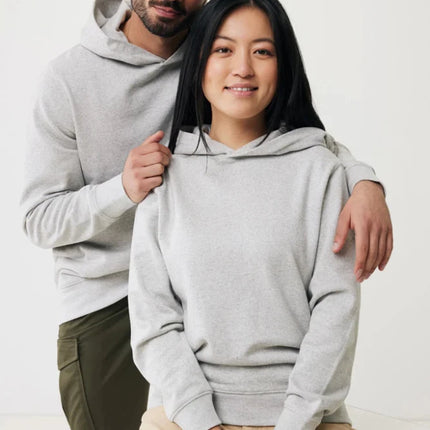 Recycled cotton hoodie with sidepockets - hospitality