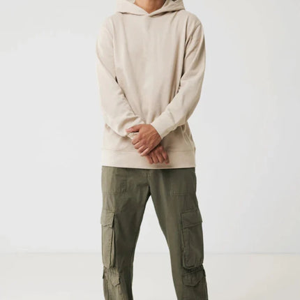 Recycled cotton hoodie with sidepockets - hospitality