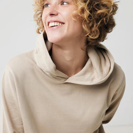 Recycled cotton hoodie with sidepockets - hospitality