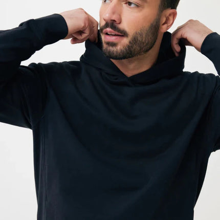Recycled cotton hoodie with sidepockets - hospitality
