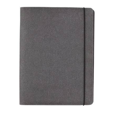 Recycled leather A4 portfolio - hospitality