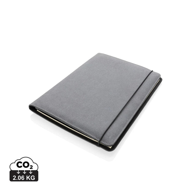 Recycled leather A4 portfolio - hospitality